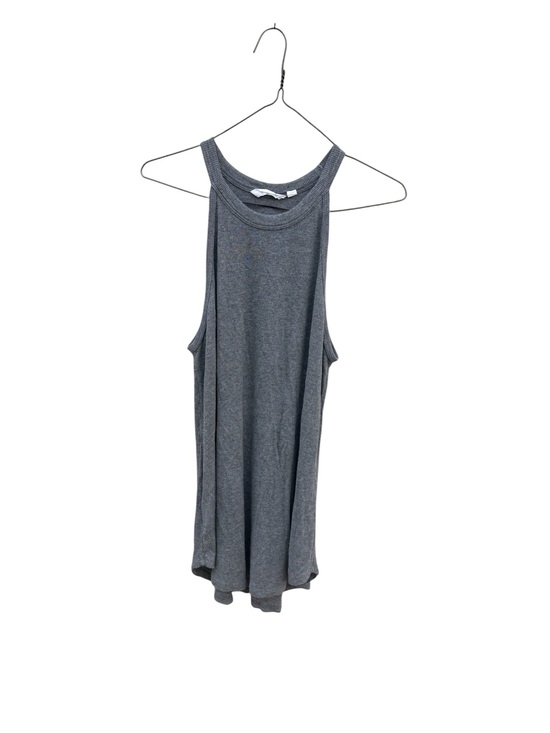 Athleta Tops - ATHLETA Grey Ribbed High Neck Tunic Tank